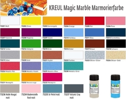 Kreul Magic Marble Mramorovacie farby, sada 6 x 20 ml