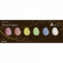 Kuretake Gansai Tambi Pearl Colors Akvarelové farby, sada 6 ks - perleťové odtiene