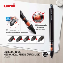 Uni Kuru Toga mechanická ceruzka 0,5 mm - dymovošedá