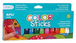 Apli Colors Stick Temperové farby v pere, sada 12 ks