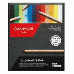 Caran d´Ache Luminance umelecké pastelky, sada 12 ks