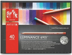 Caran d´Ache Luminance umelecké pastelky, sada 40 ks