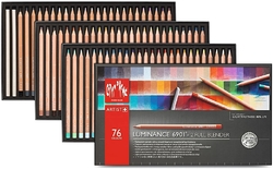 Caran d´Ache Luminance umelecké pastelky, sada 76 ks
