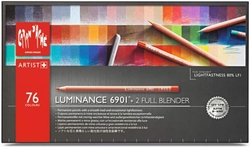 Caran d´Ache Luminance umelecké pastelky, sada 76 ks