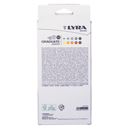 Lyra Gradue Graphite ceruzky, sada 12 ks