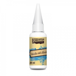 Pentart Media Ink, alkoholový atrament, 20 ml - white