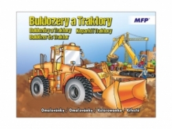 MFP Buldozery a traktory - omaľovánka pre deti