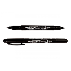 Tombow Mono Twin obojstranný liner, čierny