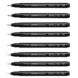 Tombow Fineliner MONO Drawing Pen 01