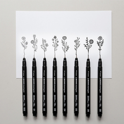 Tombow Fineliner MONO Drawing Pen, sada 4 ks - Fine/jemný hrot