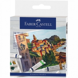 Faber-Castell Olejové farby v tube, sada 24 ks x 9 ml