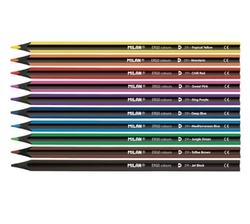 Milan Ergo Grip Ergonomické pastelky, sada 10 ks