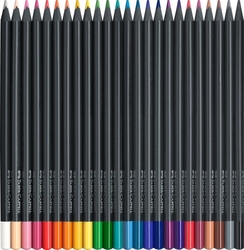 Faber-Castell Black Edition Pastelky trojhranné, sada 24 ks - PK