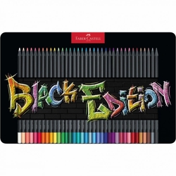 Faber-Castell Black Edition Pastelky trojhranné, sada 36 ks - KO