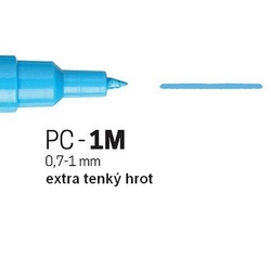 UNI Posca PC-1M Popisovač, sada 8 ks - pastelové odtiene