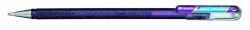 Pentel K110 Dual Metallic gélové pero fialová/metalická modrá