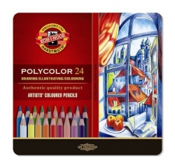 Koh-i-noor Polycolor Art Collection umelecké pastelky, sada 24 ks KO