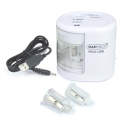 RAPESCO PS12-USB dvojité strúhadlo na baterky a USB konektor