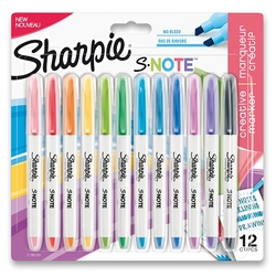 Sharpie S-Note Popisovač permanentný, sada 12 ks