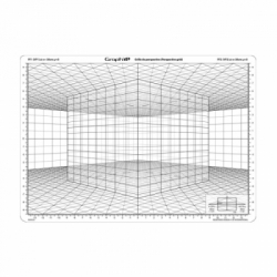 Graphit Šablóna na perspektívu D, rozmer A4