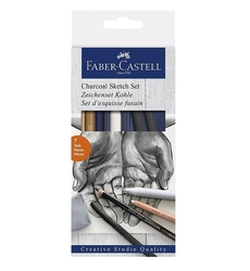 Faber-Castel Sada uhlíkov na skicovanie, 7 ks