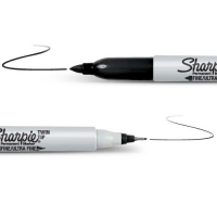 Sharpie TWIN TIP permanentný popisovač, čierny