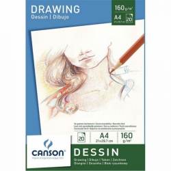 Canson Dessing Drawing, Skicár 160 g/m², 20 listov