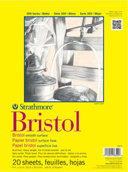 Strathmore Bristol smooth, s300, Skicák 270 g/m², 20 listov