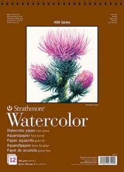 Strathmore Watercolor, s400, Skicák 300 g/m2, 12 listov