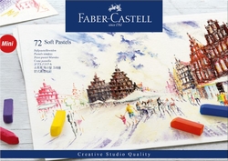 Faber-Castell Creative Studio Suchý pastel, sada 72 ks mini