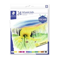 Staedtler Soft Pastel Suchý pastel hranatý, sada 24 ks