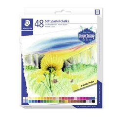 Staedtler Soft Pastel Suchý pastel hranatý, sada 48 ks