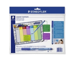 Staedtler Rozvrh hodín samolepiaci, stierateľný, 1 ks