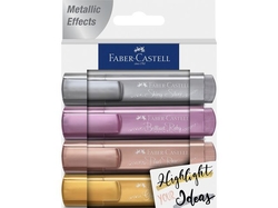 Faber-Castell Metallic Zvýrazňovače metalické, sada 1 - 4 ks