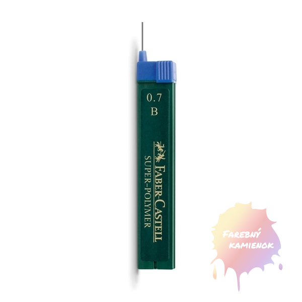 Faber-Castell Tuhy grafitové superpolymer 0,7 mm, 12 ks
