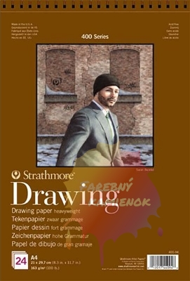 Strathmore Drawing 400 series, 163g, 24 listov rôzne veľkosti