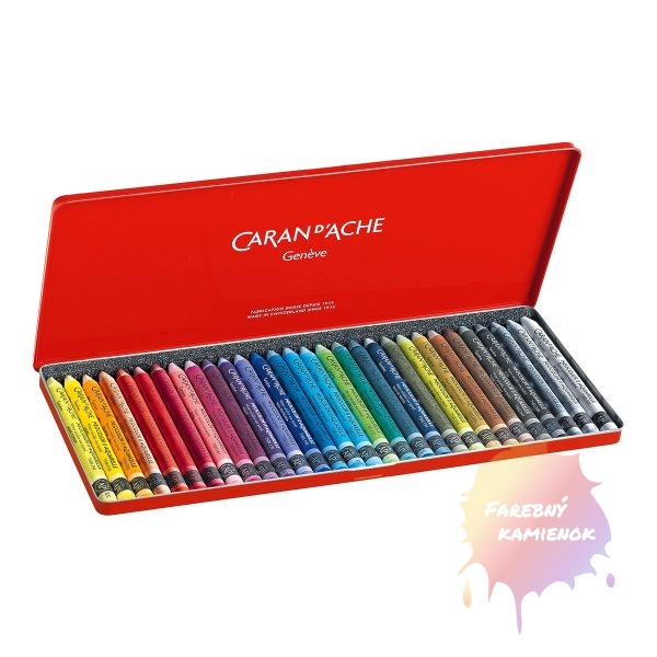 Caran d´Ache Neocolor II - akvarelové voskové pastely, sada 30 ks 