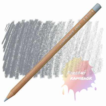 Caran d´Ache Luminance - umelecká pastelka - 504 payne´s grey 30%
