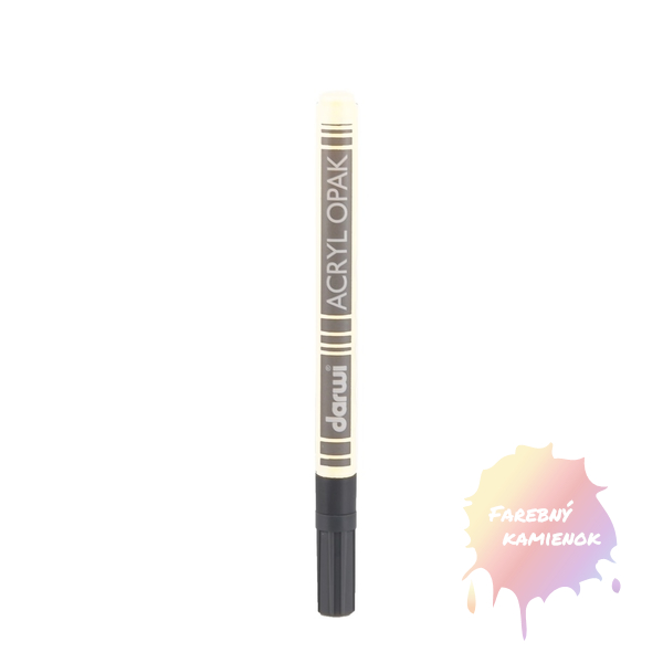 Darwi Acryl Opak Popisovač akrylový, 3 ml - hrot 1 mm