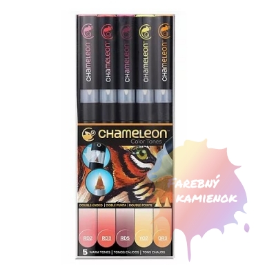 Chameleon Pen Color Tones Warm Tones - sada 5 ks  
