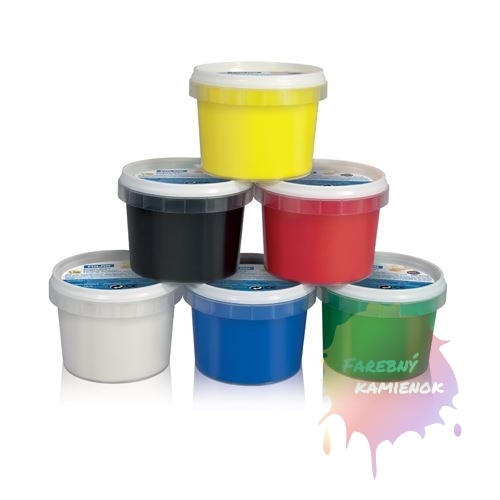 Milan Prstové vodové farby sada 6 farieb, 100 ml