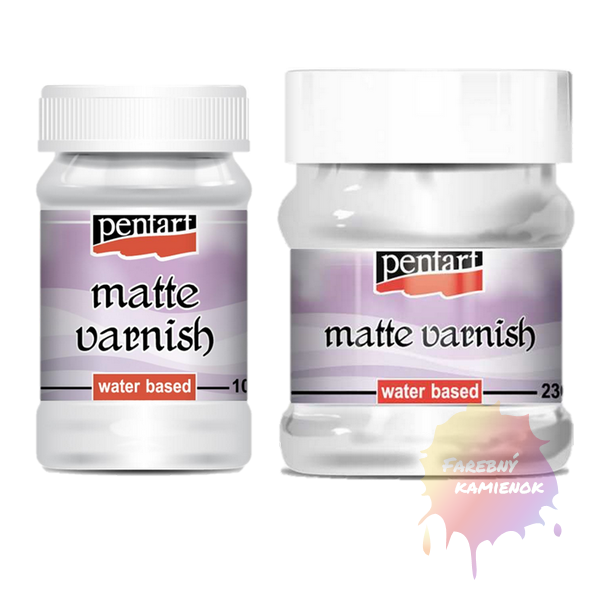 Pentart Matte Varnish water based, Lak matný