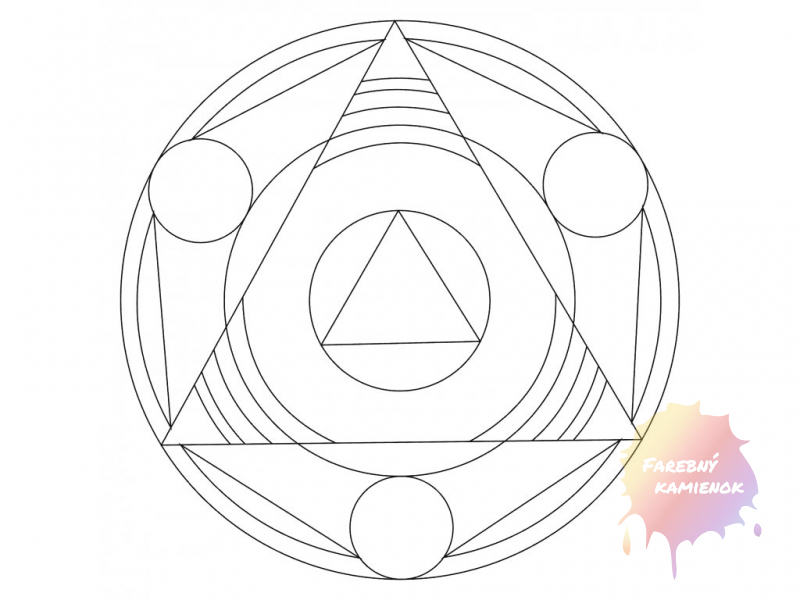 Šablóna na pieskovanie - Mandala 0503