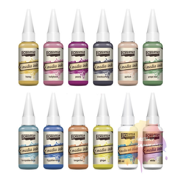 Pentart Media Ink, alkoholový atrament, 20 ml