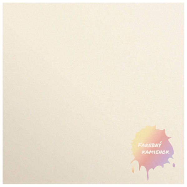 Clairefontaine Maya farebný papier 185 g/m², A4, 25 listov - cream