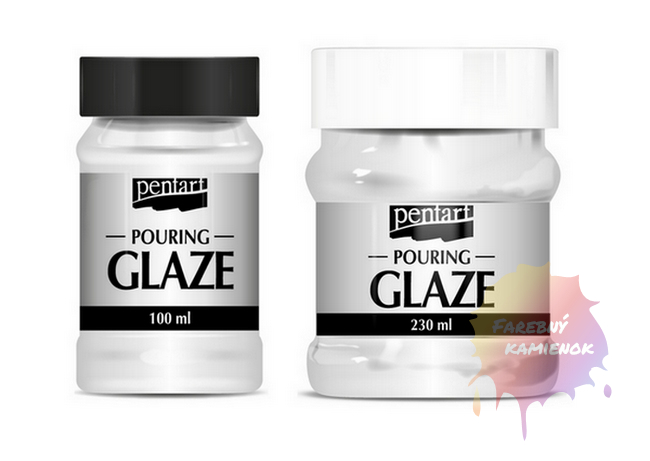 Pentart Pouring Glaze, Tekutá glazúra