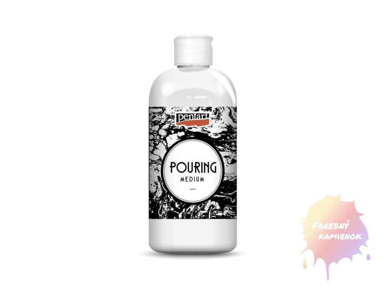 Pentart Pouring Medium Tekuté médium, 500 ml a 1000 ml