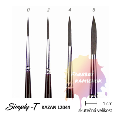 Simply-T Kazan 12044 Štetec syntetický na akvarel - liner