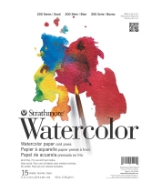 Strathmore Watercolor 15 listov, 200 series, rôzne veľkosti