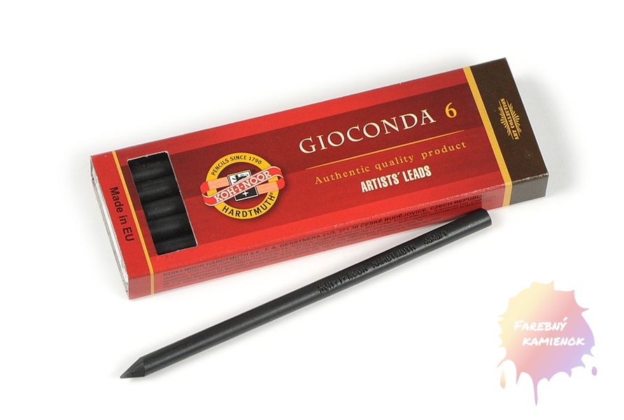 Koh-i-noor Giconda 6 Uhlík umelý 5,6 mm, sada 6 ks